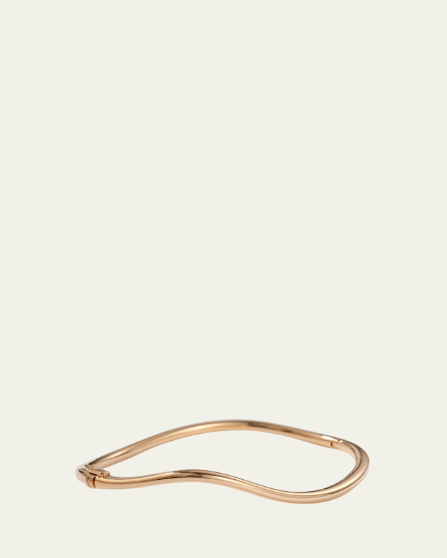 20K Rose Gold Twisted Cuff Bracelet